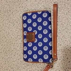 Dooney & Bourke Chicago Cubs zip around wristlet/wallet